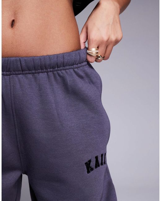 Petite - pantalon Kaiia en coloris Blue