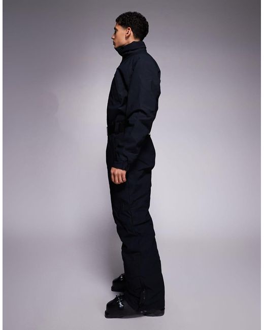ASOS 4505 Ski & Snow Blue Asos 4505 Ski Water Repellent Straight Fit Belted Ski Suit for men