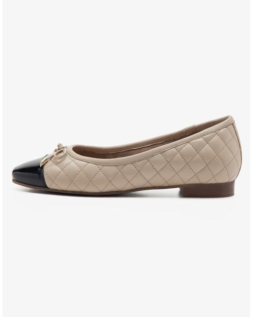 OFF THE HOOK Natural Leather Sloane Ballet Pumps