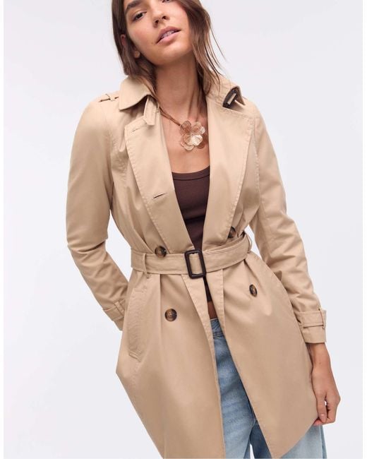 Stradivarius Blue – kurzer trenchcoat
