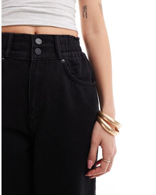 Hailey - jean droit avec ourlets effrangés AllSaints en coloris Black