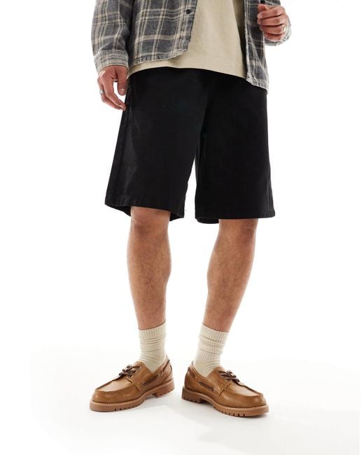 Pull&Bear Brown Boat Shoe for men