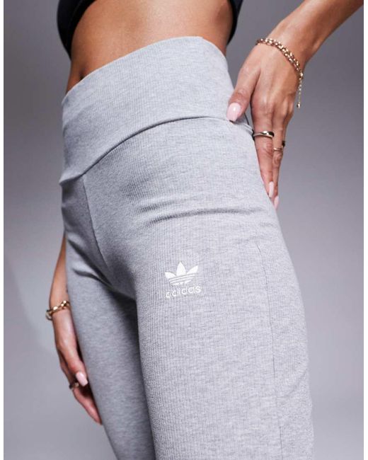 Adidas Originals Gray Essentials Flared leggings