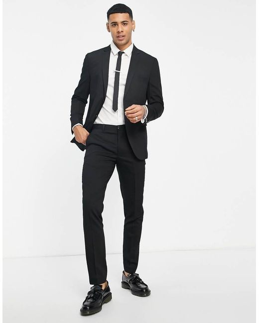 Jack & Jones Black Premium Slim Suit Jacket for men