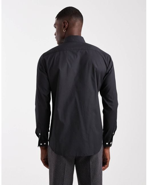 JJ Rebel – elegantes hemd in Blue für Herren