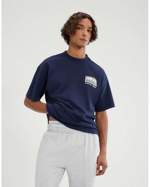 Ellesse Blue Suaven Short Sleeve Graphic T-Shirt for men