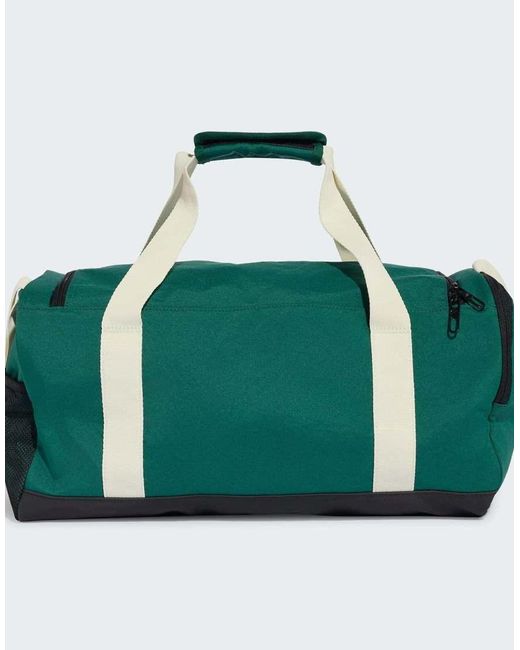 Adidas Originals Green Linear Duffel Bag Small