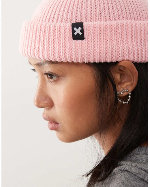 Collusion Pink – fischerstrickmütze