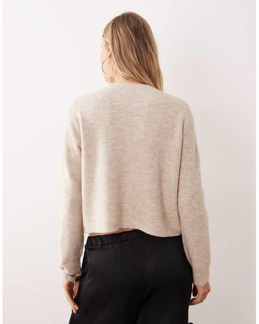 Jdy Natural Bow Details Knitted Cardigan