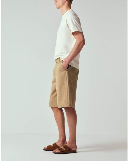 ASOS Natural Long Length Jorts for men