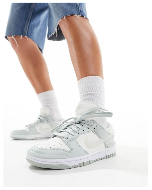 Nike White – dunk low twist – sneaker