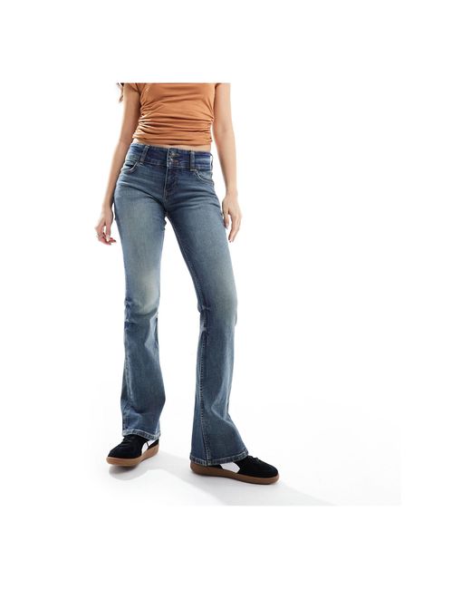 Bershka Blue – bootcut-jeans