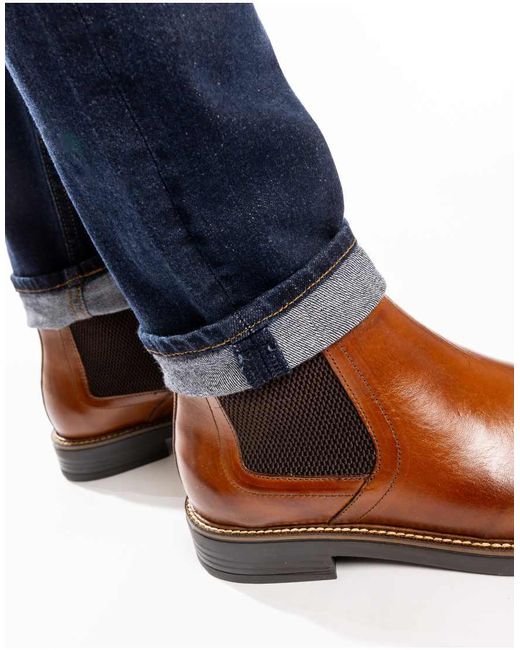 Base Boots Base London Sussex Chelsea Boot in Blue for Men | Lyst UK