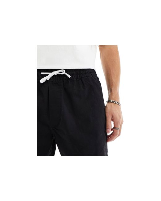 Weekday White Olsen Regular Fit Shorts for men