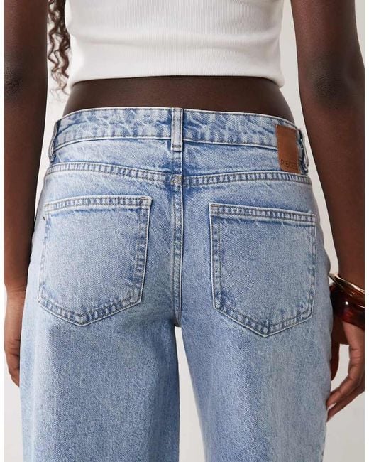 Pieces Blue Wide Leg Jeans