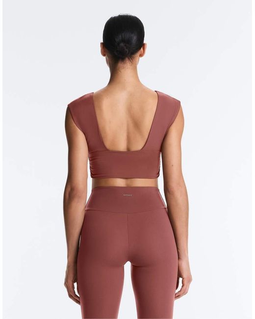 Oysho Red Crossover Comfortlux Tank Top
