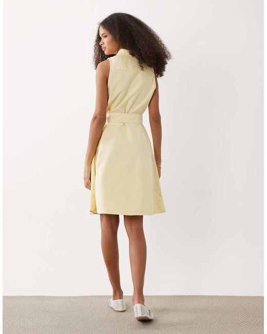 Polo Ralph Lauren Natural Woven Sleeveless Shirt Day Dress
