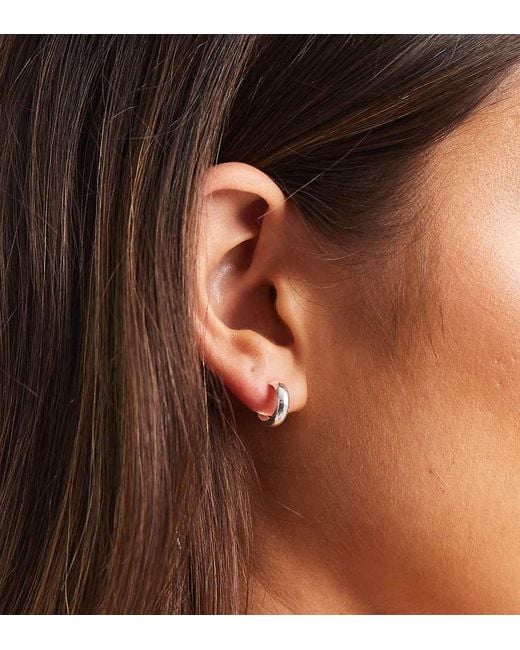 Kingsley Ryan Brown 10mm Open Hoop Earrings
