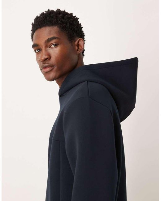 ASOS Blue Heavyweight Relaxed Hoodie for men