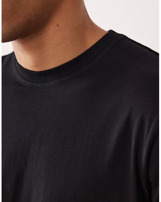 ARKET Black Jersey T-shirt for men