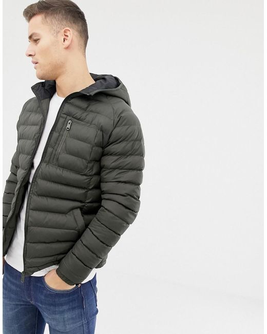 gapfit lightweight hooded puffer jacket