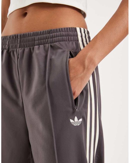 Adidas Originals Gray Firebird Loose Track Pants