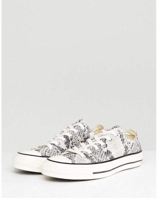 snake print platform converse