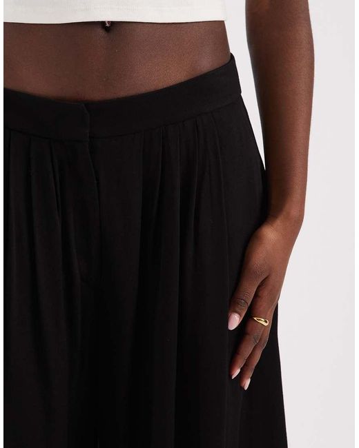 ASOS Black Tailored Soft Balloon Pants