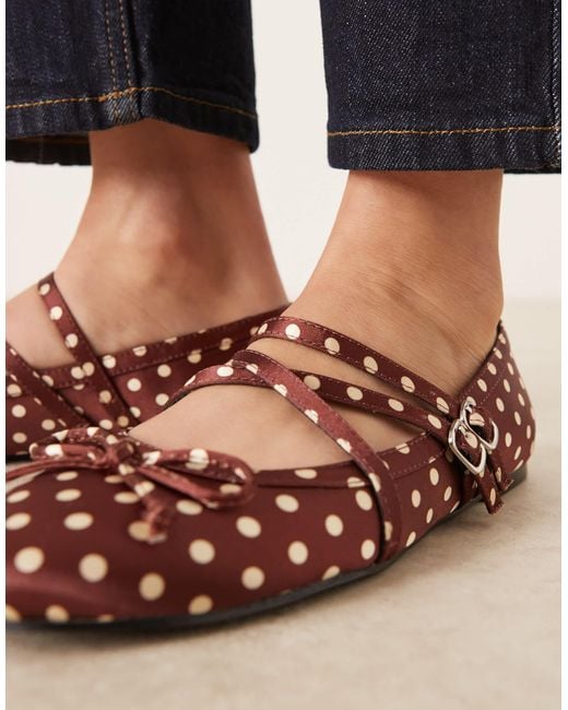 Raid Blue Varley Ballet Flats