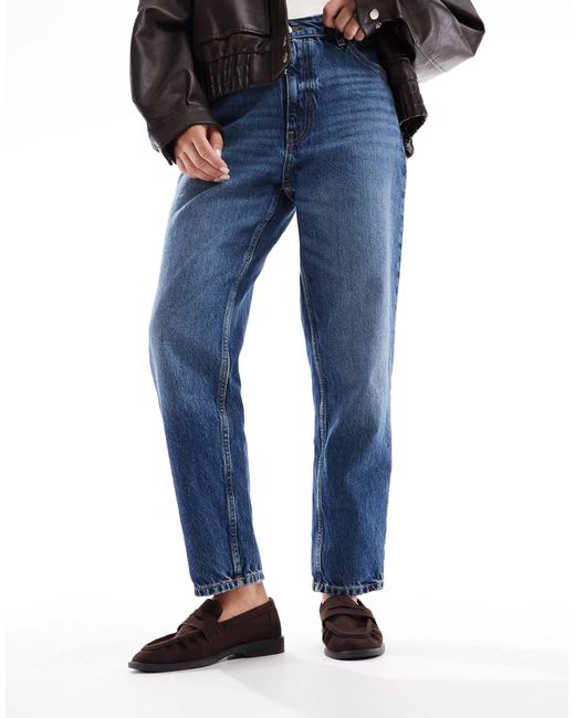 SEQWL Wide Fit Blue Hershe Ruched Loafers