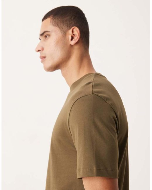 ASOS Brown Heavyweight Relaxed T-shirt for men