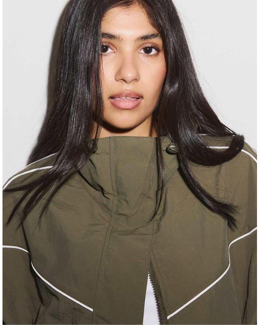 Stradivarius Green Technical Jacket
