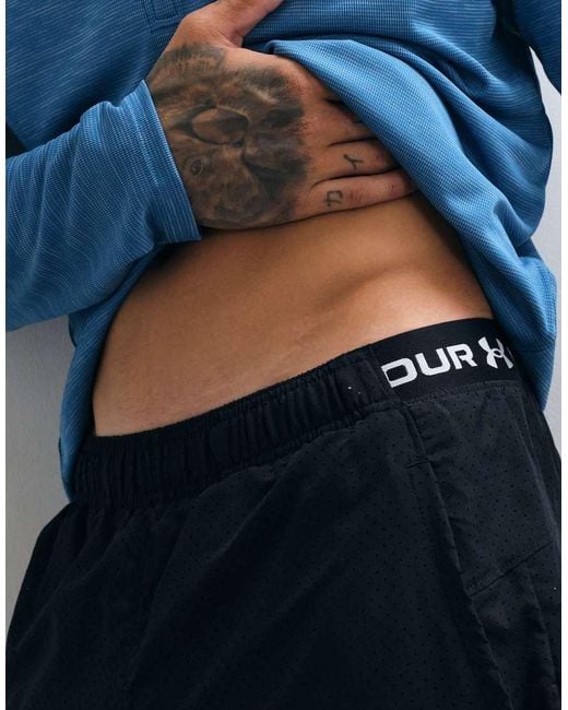 Under Armour Blue Vanish Woven 2.0 2in1 Shorts for men