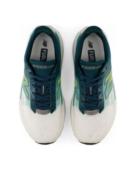 New Balance Green Fuelcell Rebel V5 Trainers for men