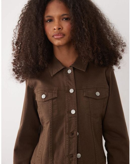 Threadbare Brown Denim Jacket