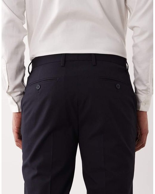 ASOS Blue Slim Suit Pants for men