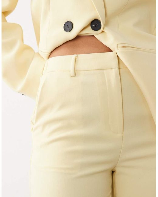 Y.A.S Natural Tailored Wide Leg Trouser Co-ord