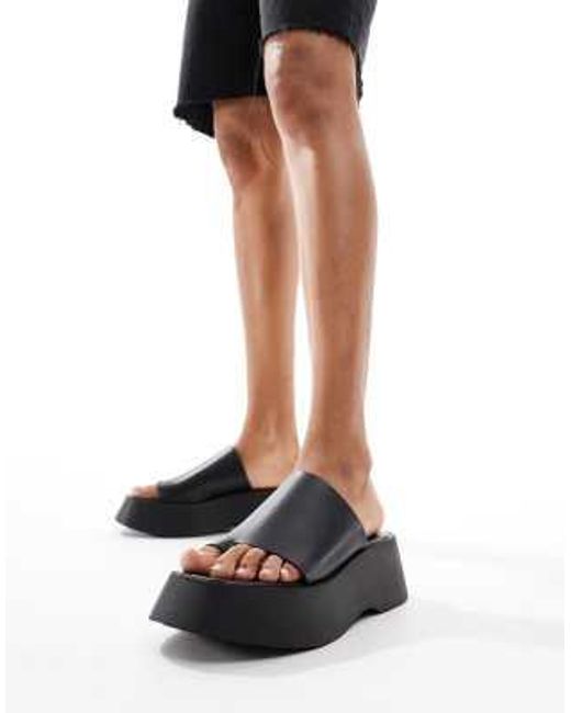 Pull&Bear White – mules