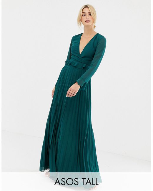 asos wrap maxi dress
