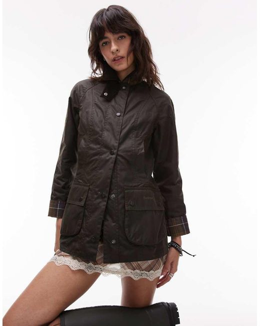 Barbour Natural Classic Beadnell Wax Jacket