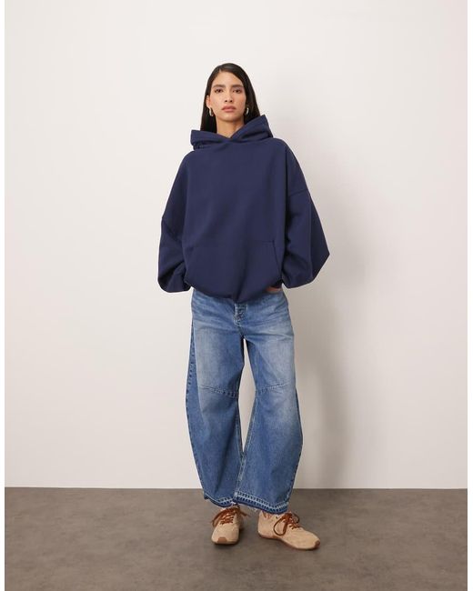 ARRANGE Blue Oversized Premium Heavy Weight Hoodie