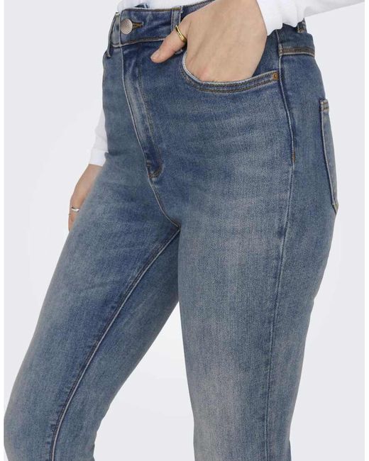ONLY Blue Flared Fit Jeans