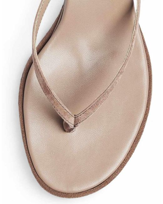 NA-KD Natural Suede Heels
