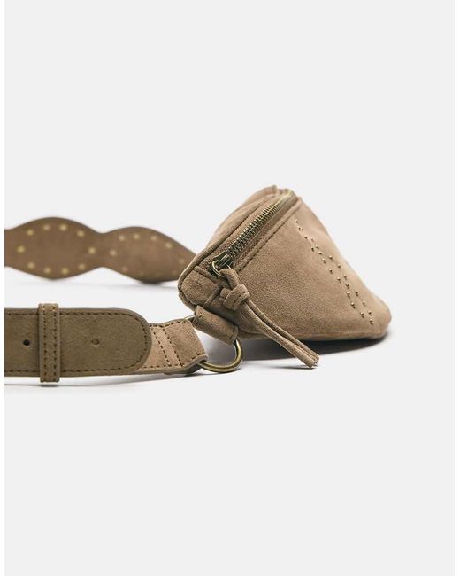 Marsupio Con Borchie di Pull&Bear in Brown