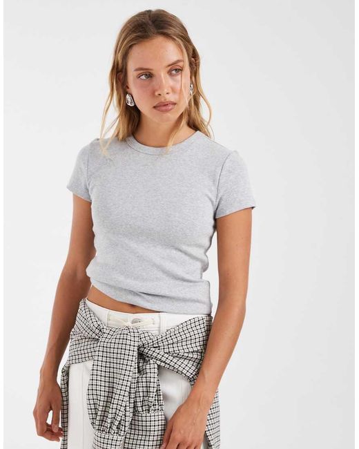 Gap Brown Cotton Crew T-Shirt