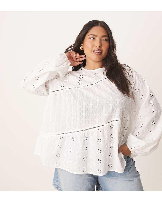 ASOS Asos Design Curve in het White