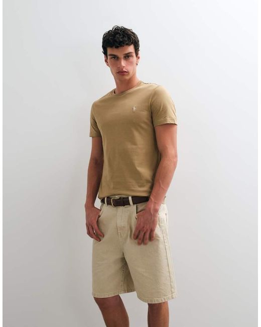 Polo Ralph Lauren White Slim Fit T-shirt for men
