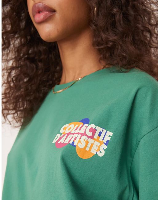 ASOS Green – oversize-t-shirt