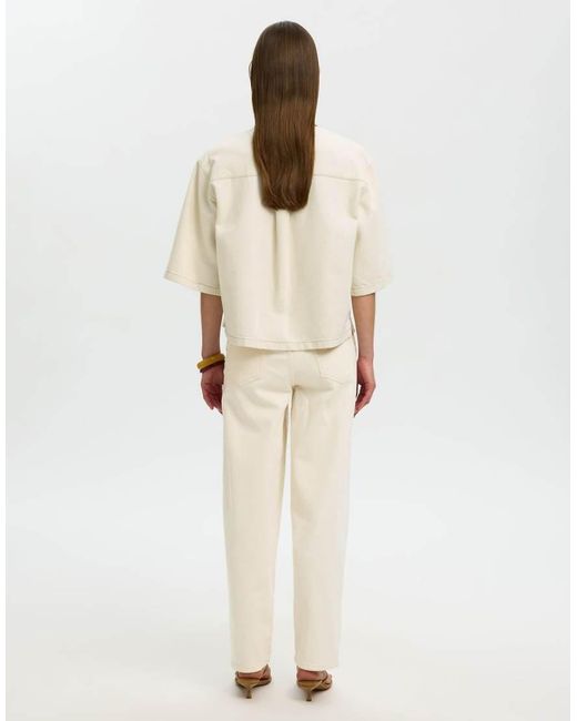 SELECTED Natural Polo Shirt
