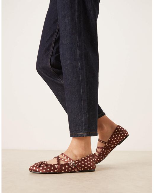 Raid Blue Varley Ballet Flats